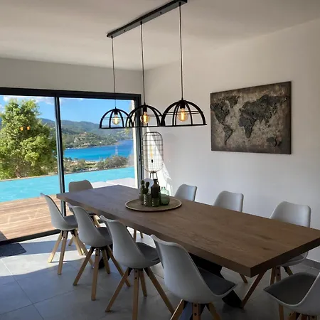 Pura Corsica With Sea View And Private Pool