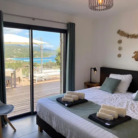 Pura Corsica With Sea View And Private Pool 别墅