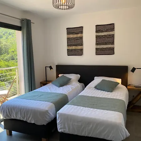 Pura Corsica With Sea View And Private Pool 别墅 孔卡