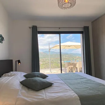 فيلة Pura Corsica With Sea View And Private Pool كونكا