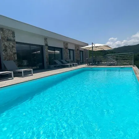 Pura Corsica With Sea View And Private Pool