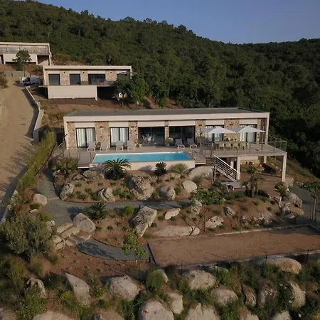فيلة Pura Corsica With Sea View And Private Pool
