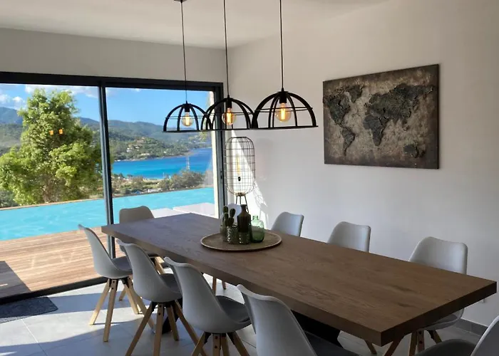 Pura Corsica With Sea View And Private Pool