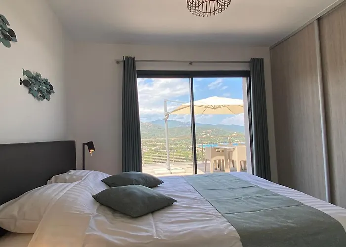 빌라 Pura Corsica With Sea View And Private Pool 콩카