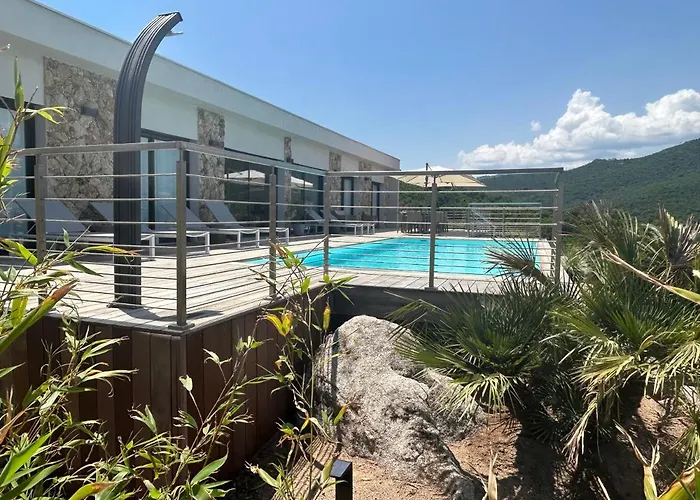 Pura Corsica With Sea View And Private Pool 빌라