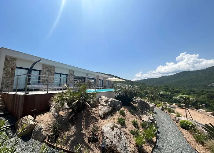 Pura Corsica With Sea View And Private Pool 빌라 *