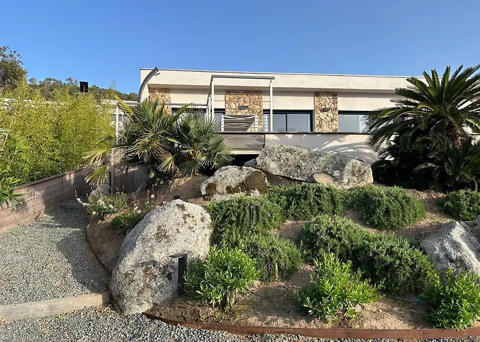 빌라 Pura Corsica With Sea View And Private Pool 콩카